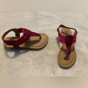 Pink sparkly sandals